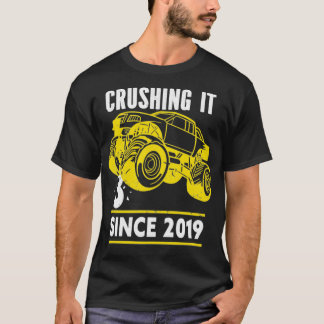Camiseta 3 Crushing It Since 2019 For A Birthday Child