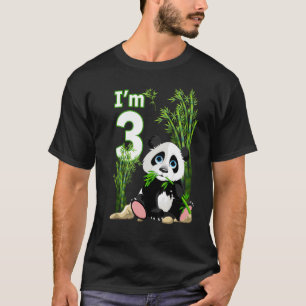 Camiseta 3 Cumpleaños 3 Años Fiesta Animal Panda 6