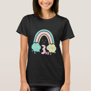 Camiseta 3 Cumpleaños 3 Años Niños Cuidados de Cumpleaños 2