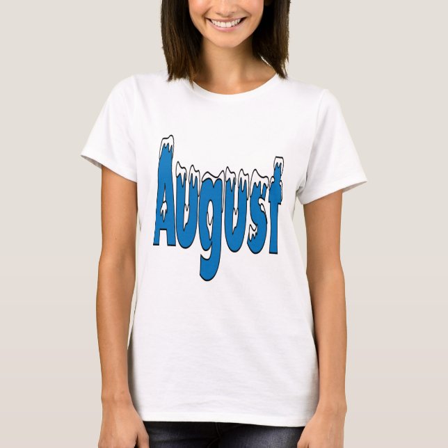 Camiseta 3 de agosto (Anverso)