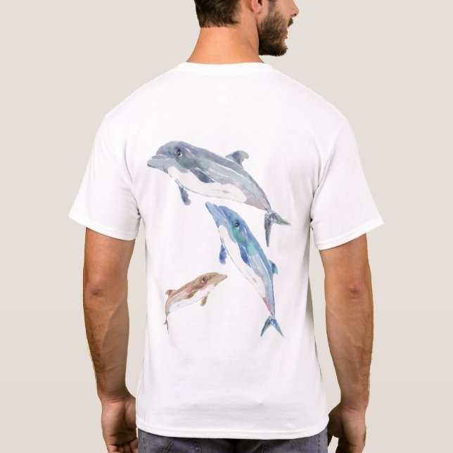 Camiseta 3 delfines (Reverso)