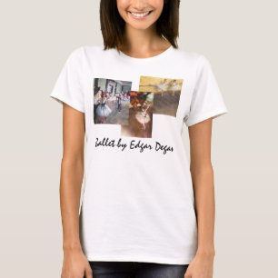 Camiseta 3 diferentes obras de arte de ballet vintage de Ed