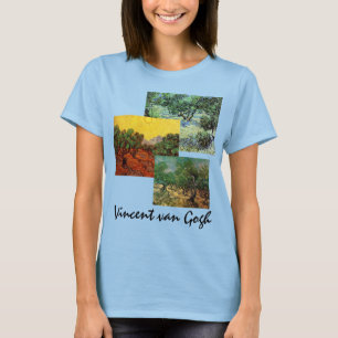 Camiseta 3 diferentes Van Gogh Olive Grove Treve Vintage Ar