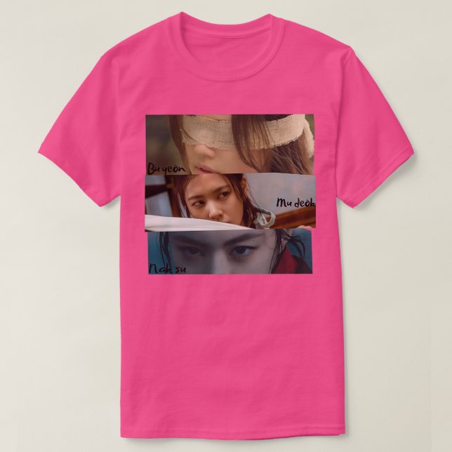 Camiseta 3 en 1 almas Buyeon MuDeok Naksu (Diseño del anverso)