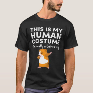 Camiseta 3 Este es mi disfraz de humano Soy realmente Cuy e
