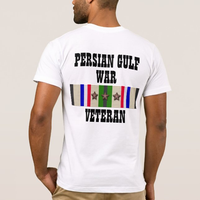 CAMISETA 3 ESTRELLAS DE CAMPAÑA / VETERANO DE GUERRA DEL GO (Reverso)