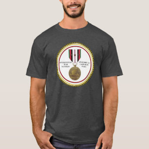 CAMISETA 3 ESTRELLAS DE CAMPAÑA VETERANO DE GUERRA EN AFGAN