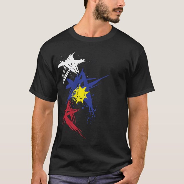Camiseta 3 estrellas y Sun (Anverso)