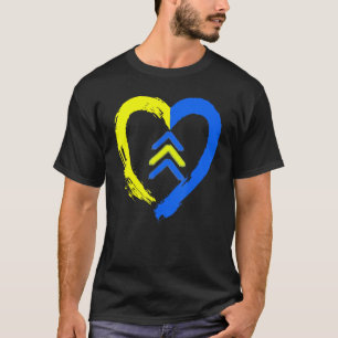 Camiseta 3 Flechas Corazón Amor Abajo Síndrome Conciencia