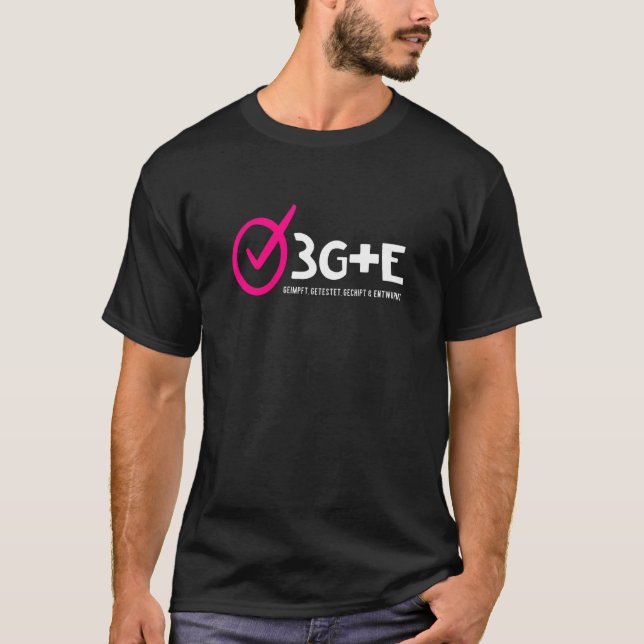 Camiseta 3 g+e Vacunados probados despedazados e irrumpidos (Anverso)