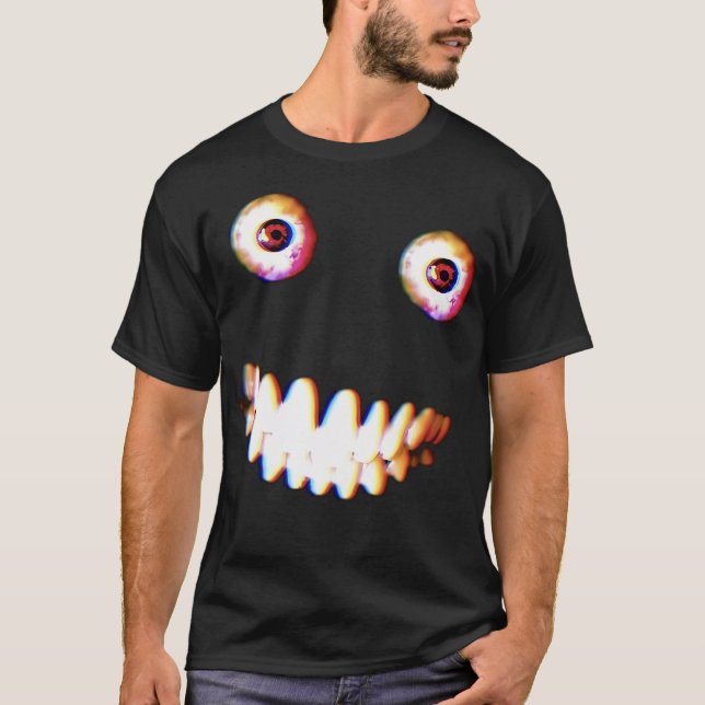 Camiseta 3 juegos aterradores Markiplier cara temerosa (Anverso)