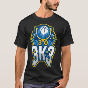 Camiseta 3 K 3 Point Baloncesto Record 3000 Tres punteros