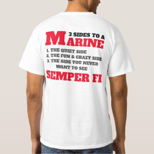 CAMISETA 3 LADOS A UN MARINO