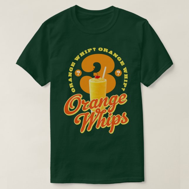 Camiseta 3 látigos Naranjas (Diseño del anverso)