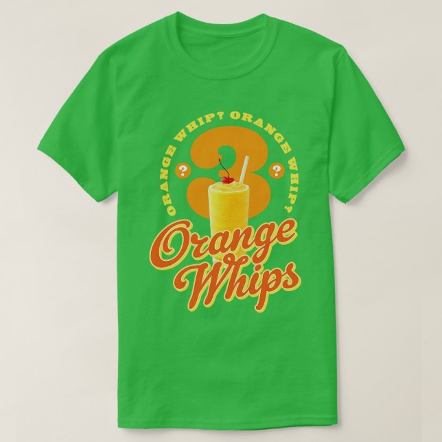 Camiseta 3 látigos Naranjas (Diseño del anverso)