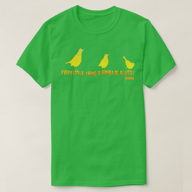 CAMISETA 3 LITTLE BIRDS 1 (Diseño del anverso)