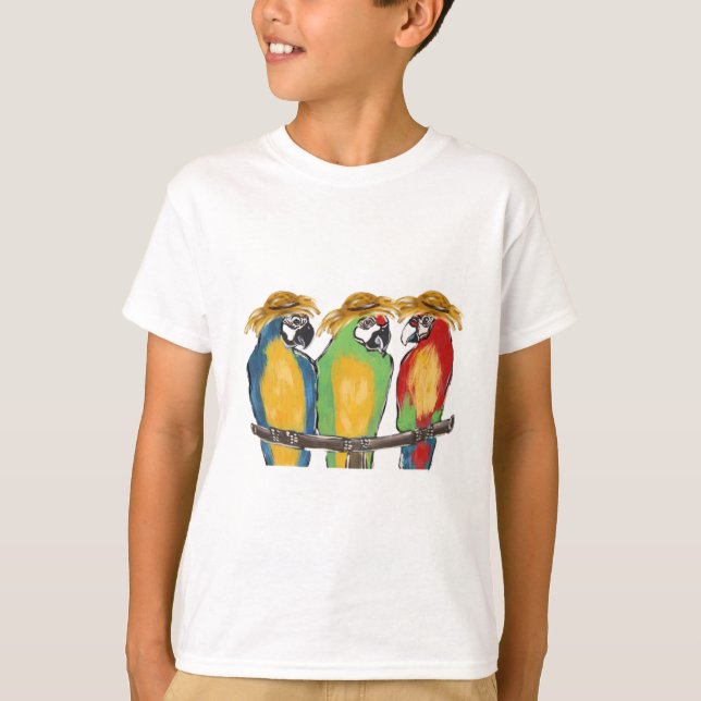 Camiseta 3 Loros (Anverso)