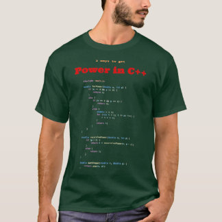 Camiseta 3 maneras de obtener energía en el código fuente C
