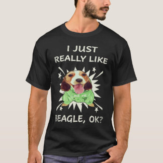 Camiseta 3 Me gusta mucho Beagle