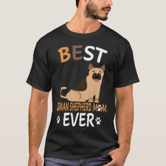 Camiseta 3 Mejor Mamá de Pastor Alemán de Todos los Tiempos