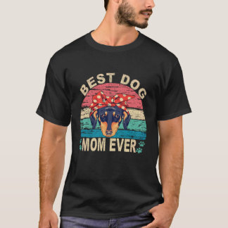 Camiseta 3 Mejor Mamá de Perro - Dachshund