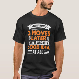 Camiseta 3 movimientos posteriores tablero de juego de tabl