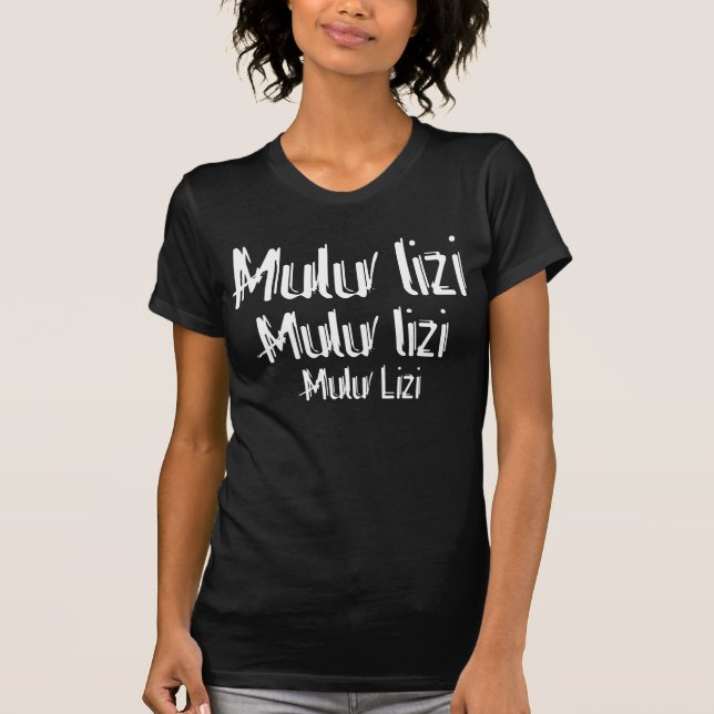 Camiseta 3 mujeres del tanque de Mulu Lizi (Anverso)