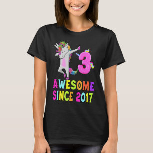Camiseta 3 Niñas Pequeñas E Increíbles Desde 2017 Unicorn D