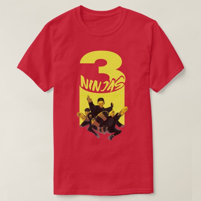 Camiseta 3 Ninjas (Diseño del anverso)