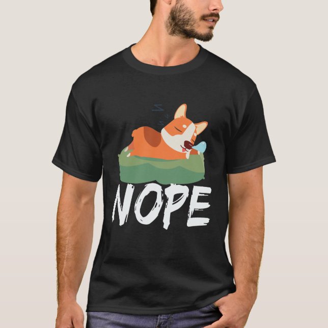 Camiseta 3 Nope - Corgi (Anverso)