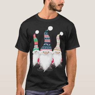 Camiseta 3 nórdicos Gnomes Navidades suecos Nisse Tomte Paj