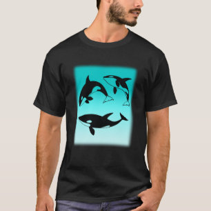 Camiseta 3 Orcas De Natación