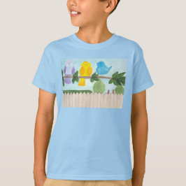 Camiseta 3 Pájaros Coloridos