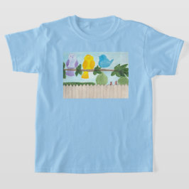 Camiseta 3 Pájaros Coloridos Infantil