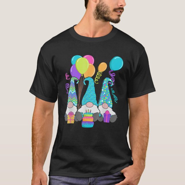 Camiseta 3 Pastel de cumpleaños, regalo, feto (Anverso)