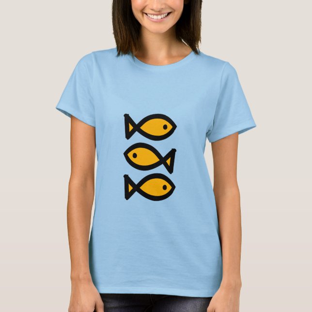 Camiseta 3 peces (Anverso)