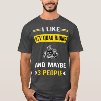 Camiseta 3 personas ATV Quad Riding