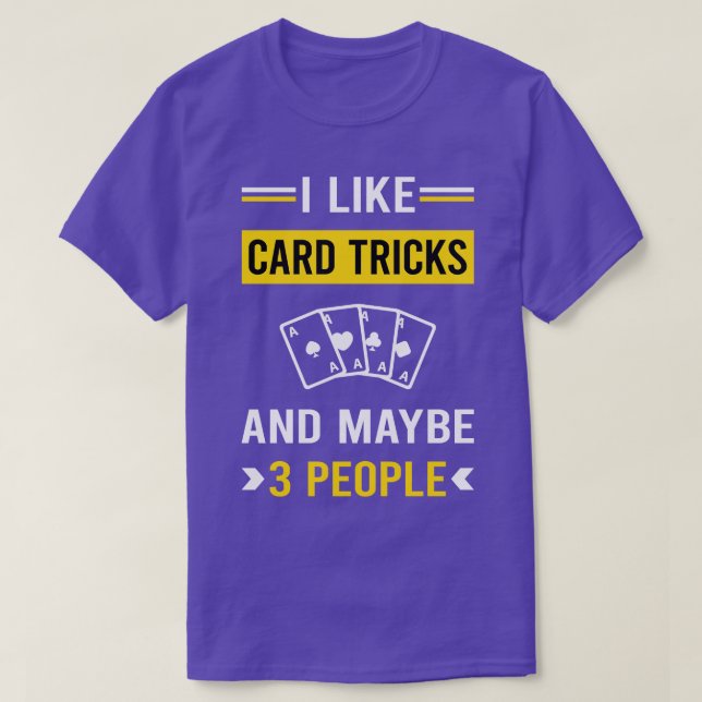 Camiseta 3 personas de trucos de manipulación (Diseño del anverso)
