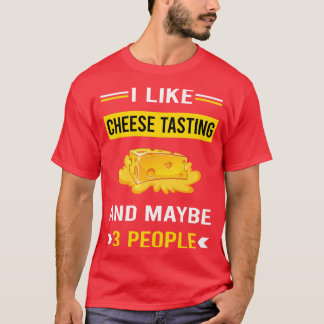 Camiseta 3 personas en ayunas de queso