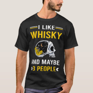 Camiseta 3 personas sacudiendo Whiskey