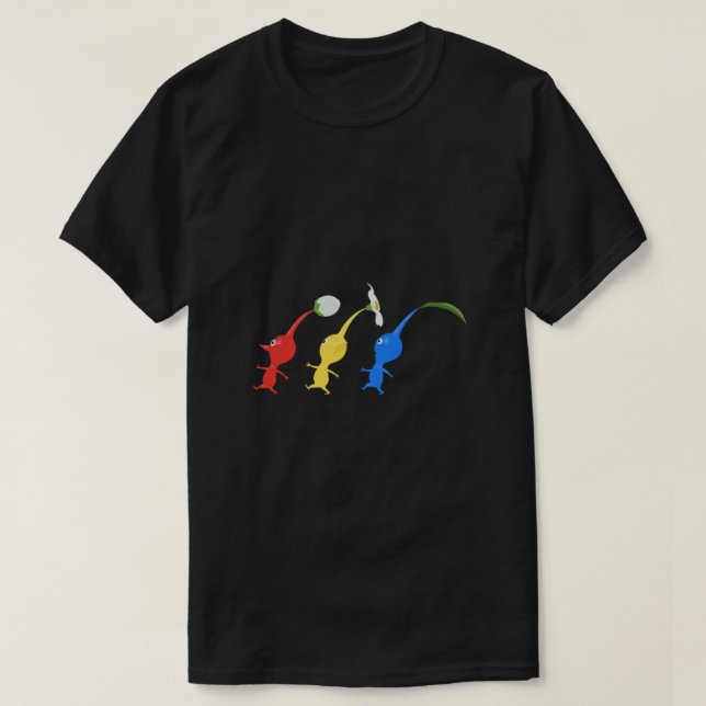 Camiseta 3 Pikmin Running Classic (Diseño del anverso)