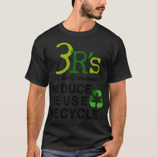 Camiseta 3 Rs de Medio Ambiente Reducir Reuse Recycle Guard