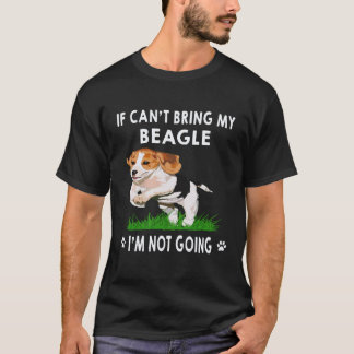 Camiseta 3 Si no puedo traer a mi Beagle no voy Beagle