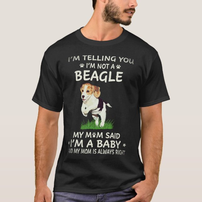 Camiseta 3 Te digo que no soy un Beagle (Anverso)
