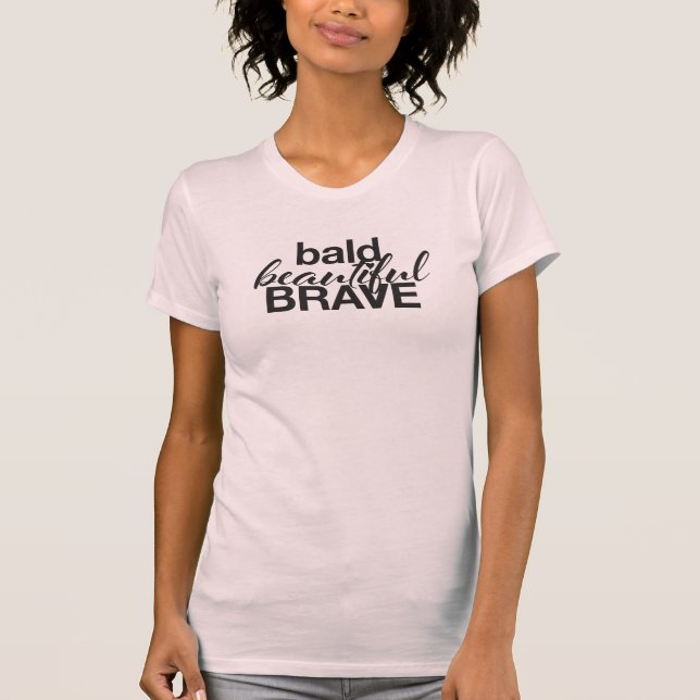 Camiseta <3 valiente hermoso calvo (Anverso)