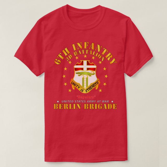 Camiseta 3d Batallón 6ª Brigada de Infantería de Berlín X (Diseño del anverso)