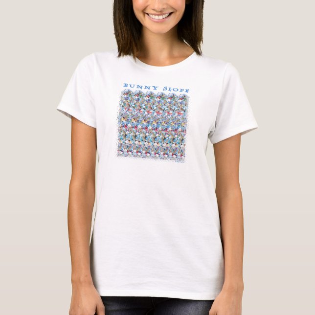 Camiseta 3D "Bunny Slope" de Magic Eye®  (Anverso)