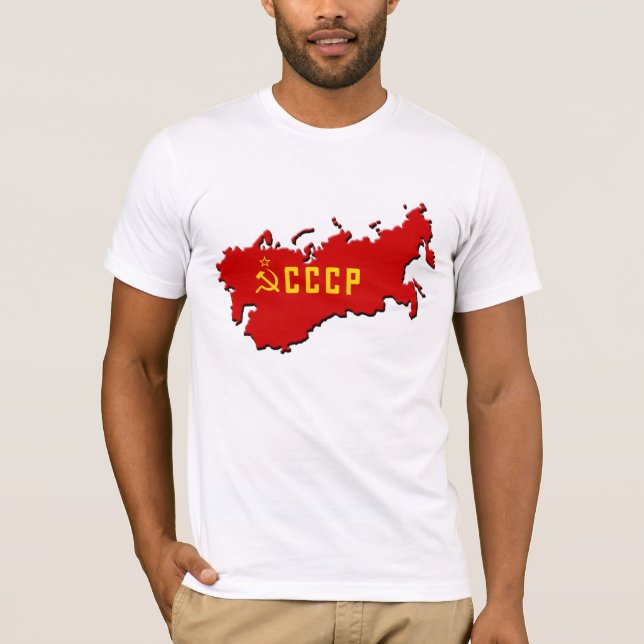 Camiseta 3D CCCP (mapa) (Anverso)