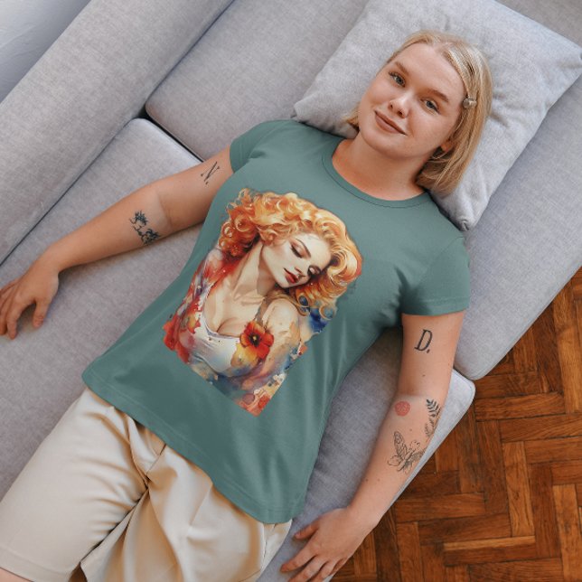 Camiseta 3D Chica De Belleza (Subido por el creador)