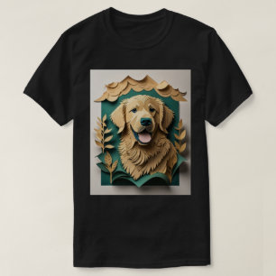 Camiseta 3D de diseño de recuperación de oro Art P